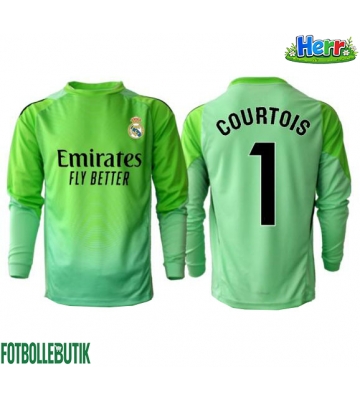 Real Madrid Thibaut Courtois #1 Målvakt Bortatröja 2025-26 Långärmad